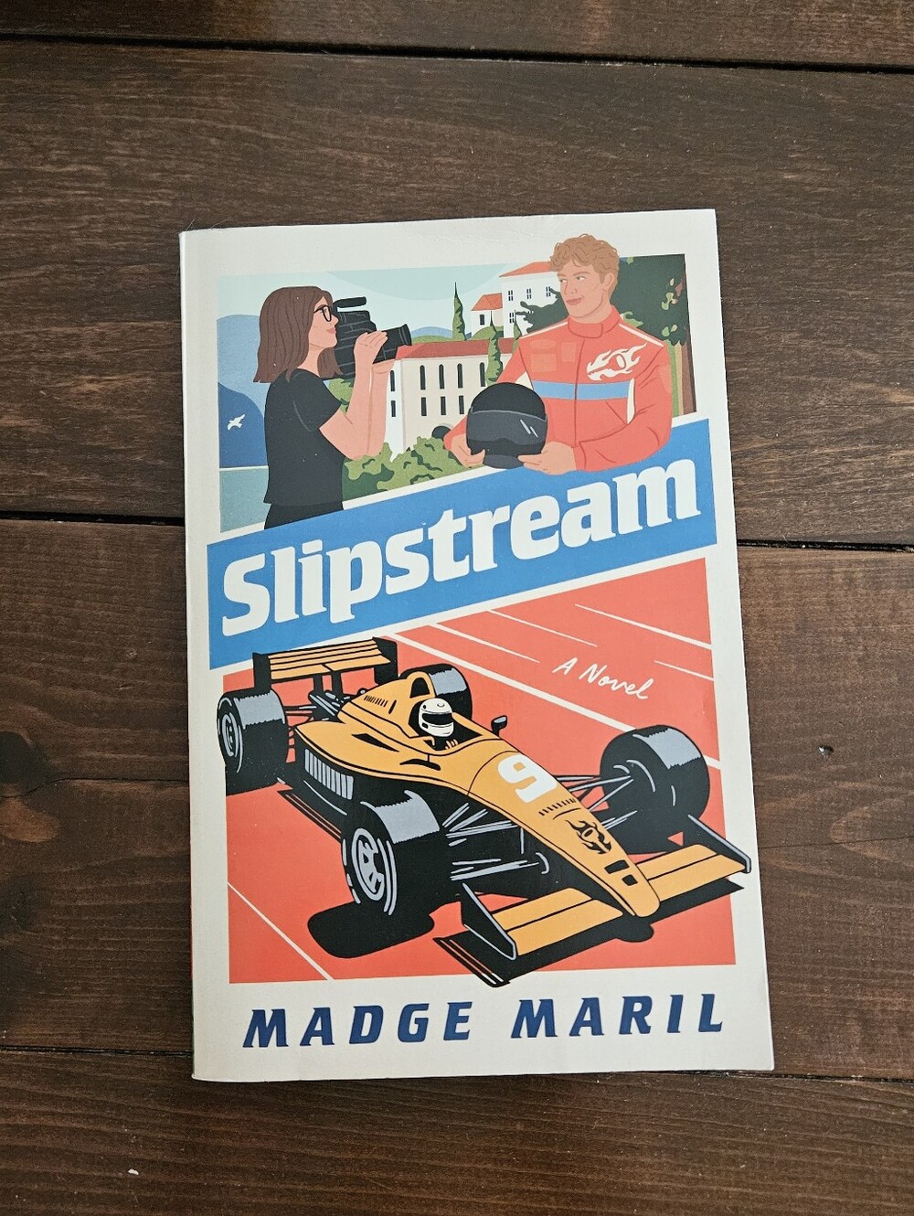Slipstream by Madge Maril — Yellow & Blue Cover Paperback